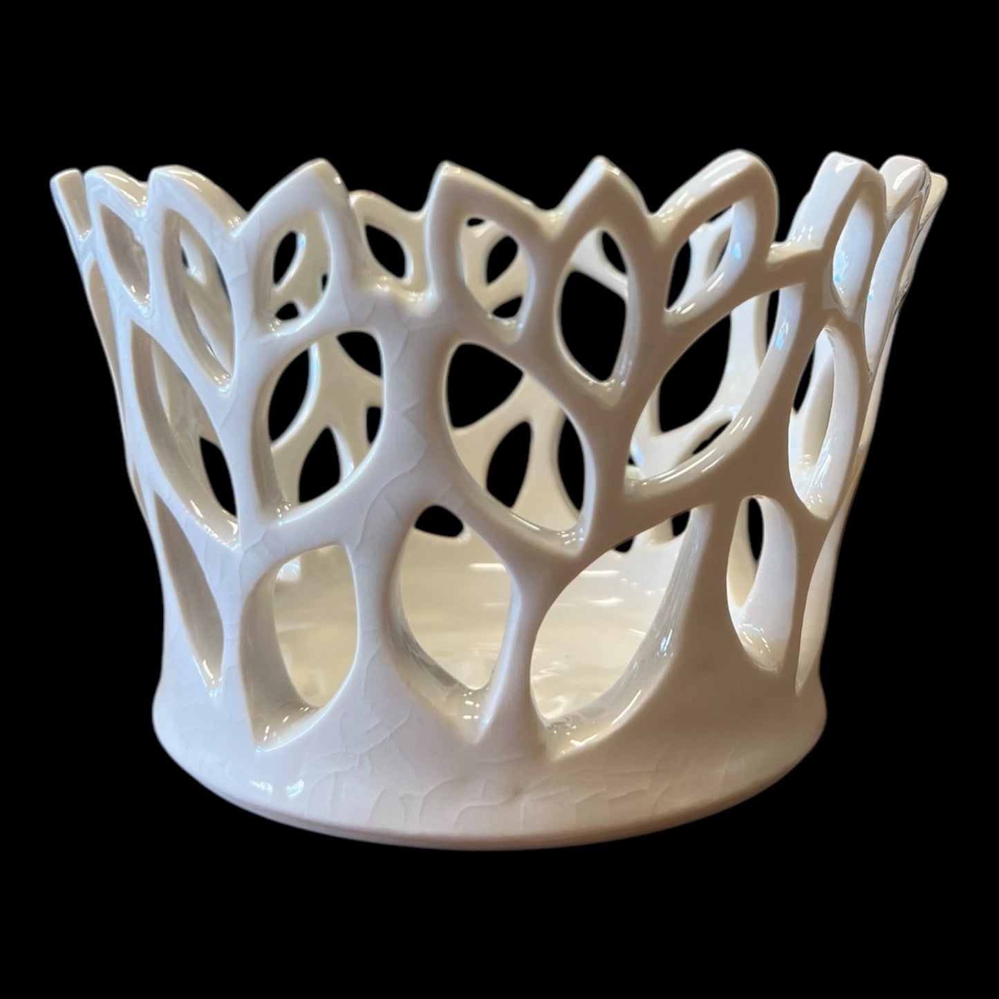 White Canopy Incised Bowl #1