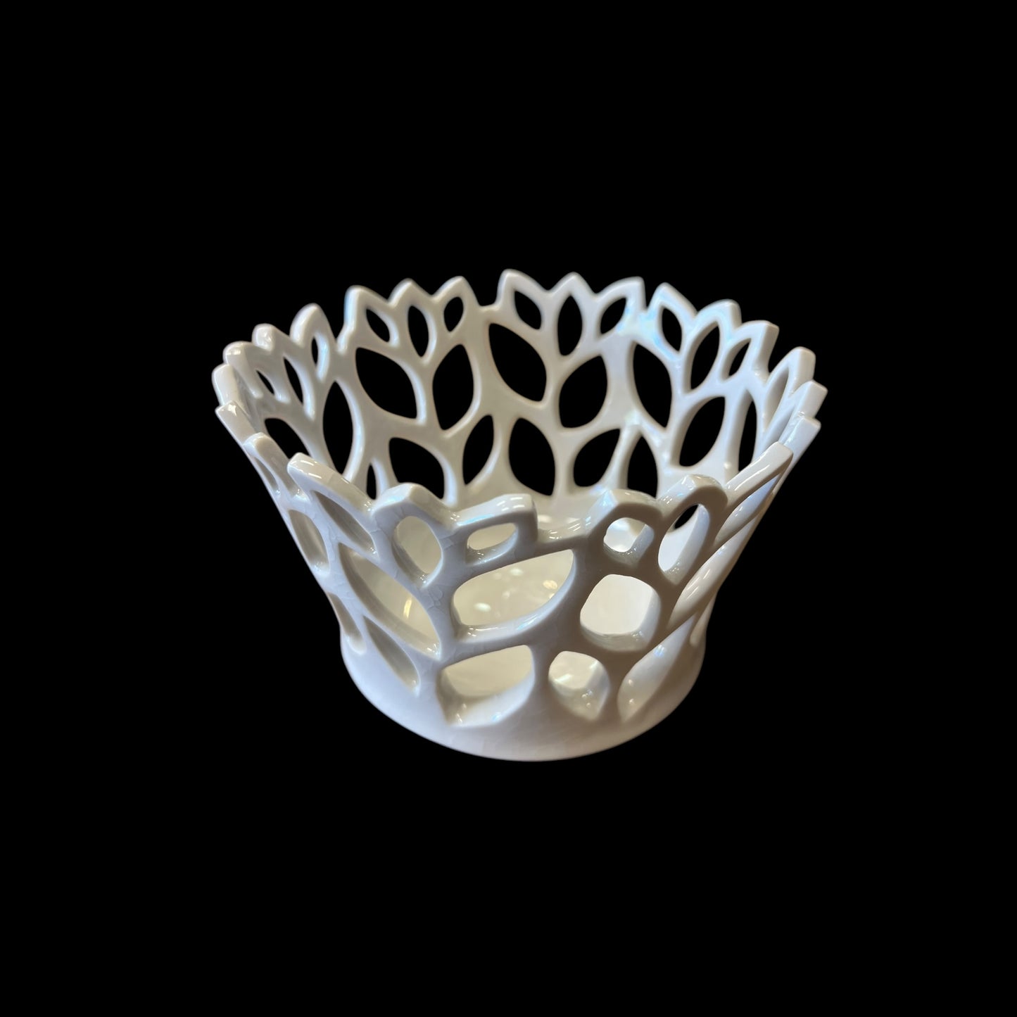 White Canopy Incised Bowl #1