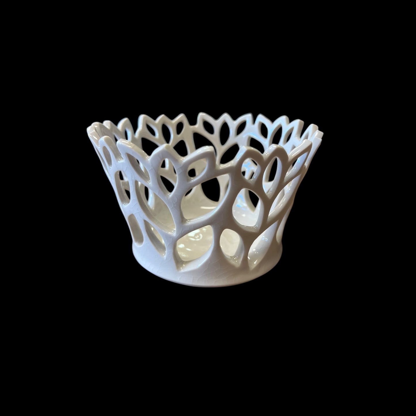 White Canopy Incised Bowl #1