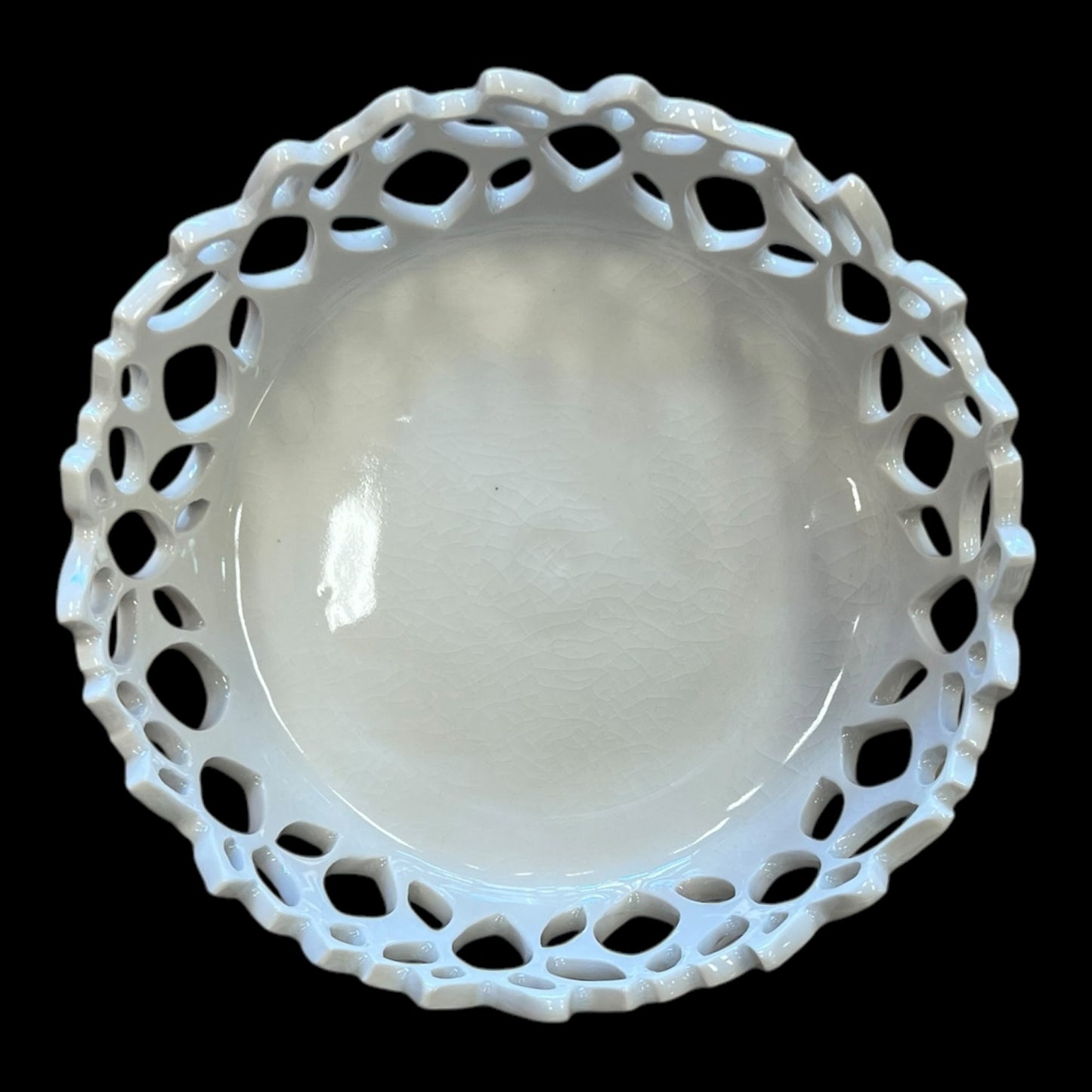 White Canopy Incised Platter