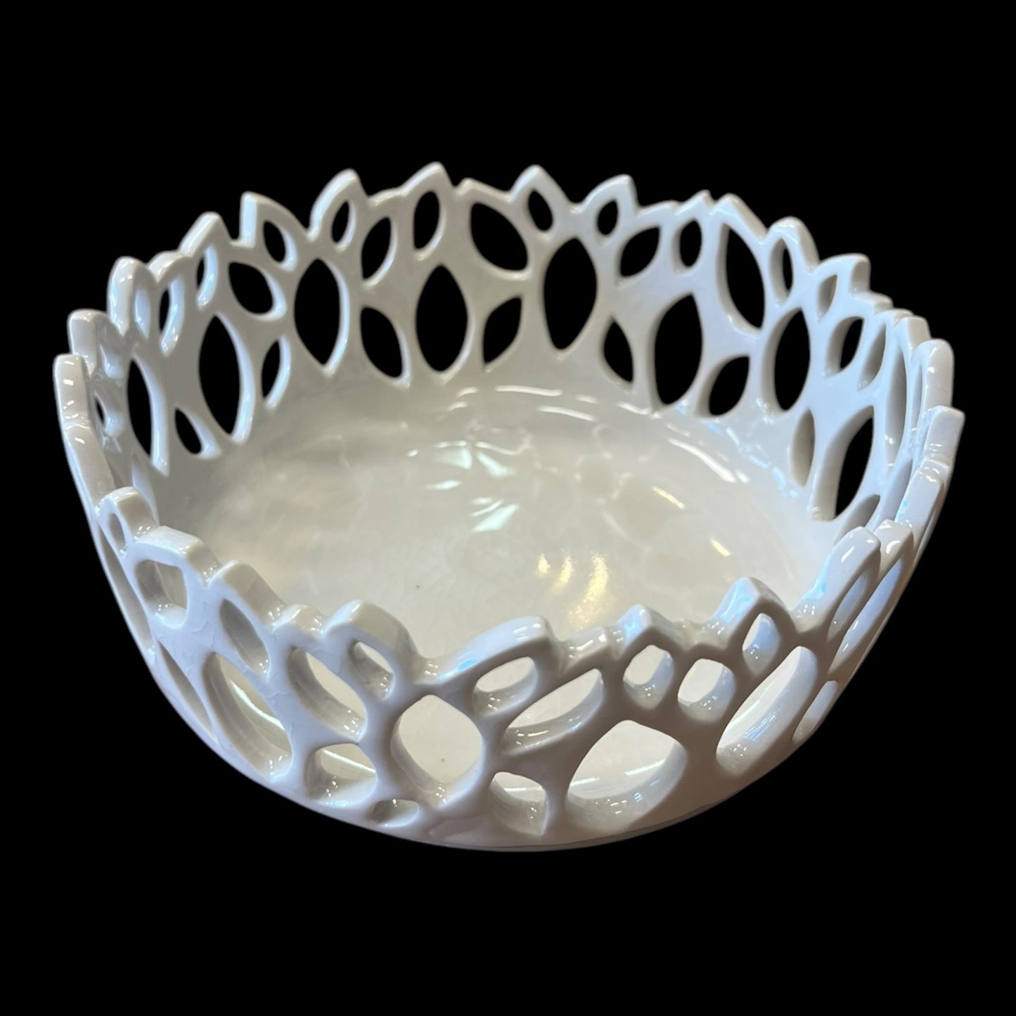White Canopy Incised Bowl #2