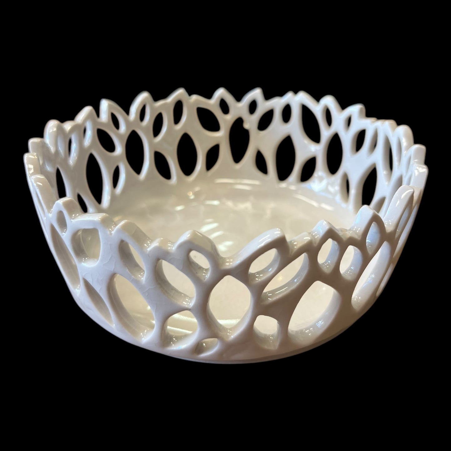 White Canopy Incised Bowl #2