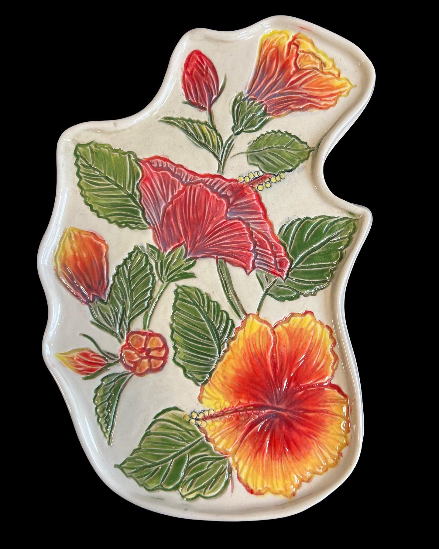 Hibiscus Plate