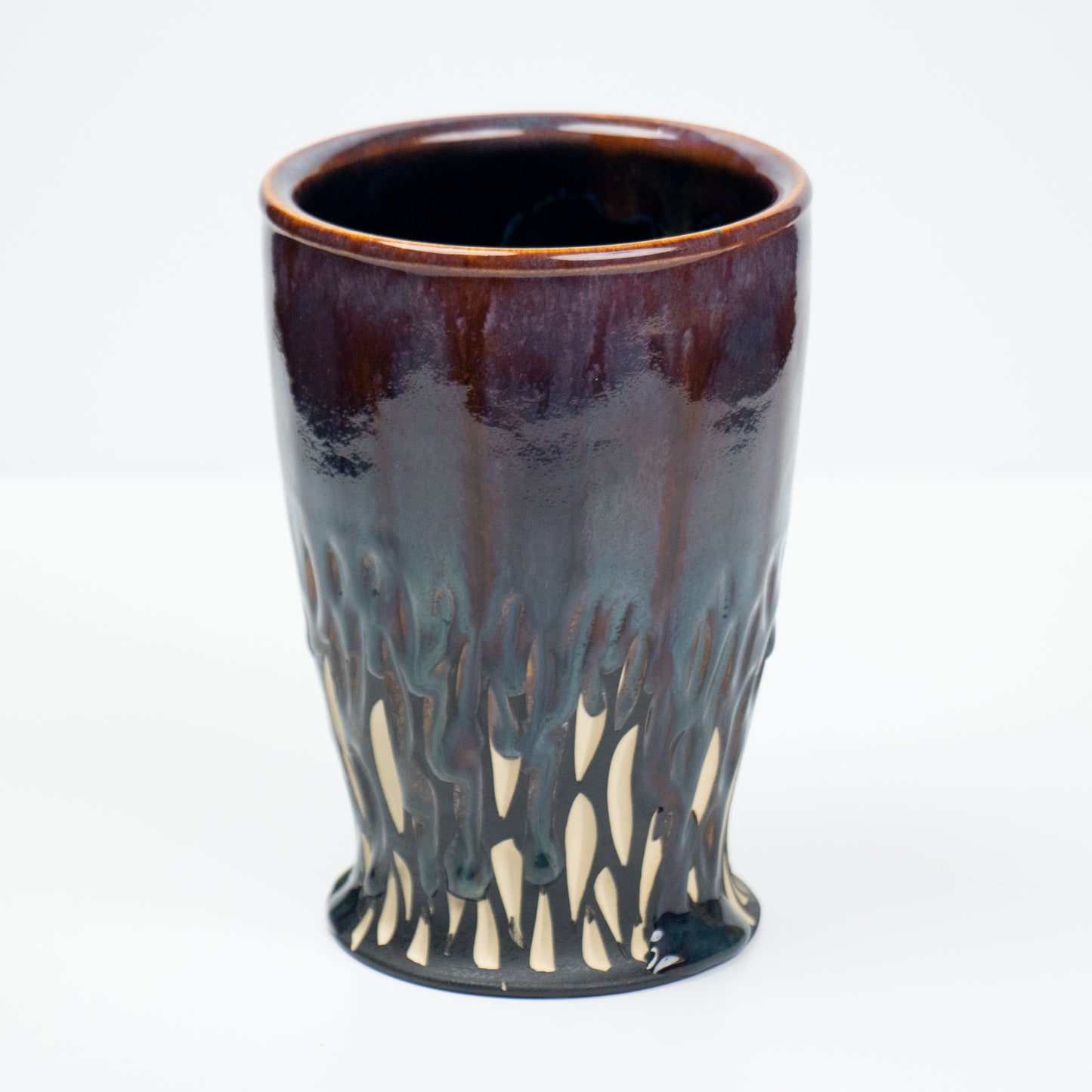 Drippy Carved Tumbler