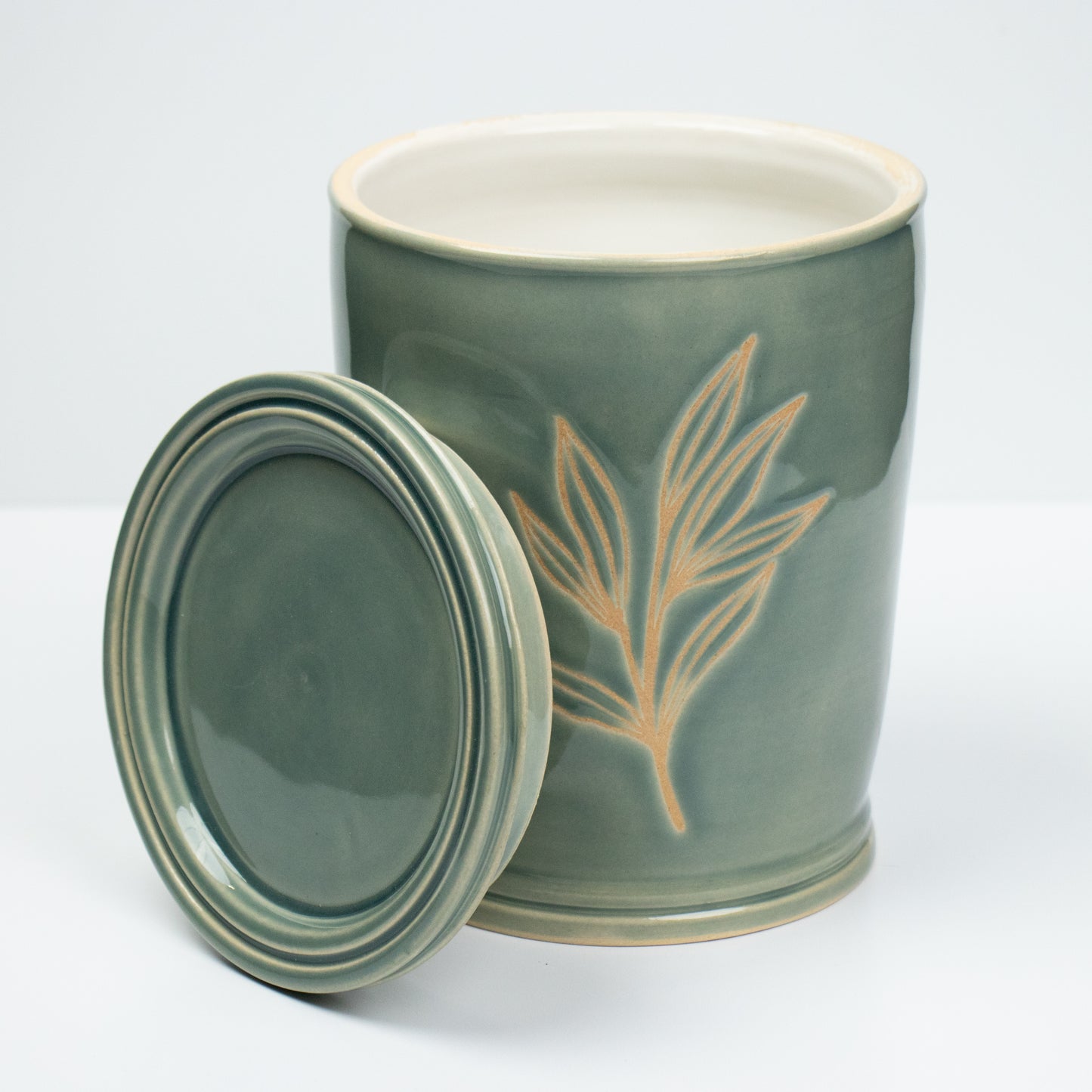 Fog Leaf Canister with Lid