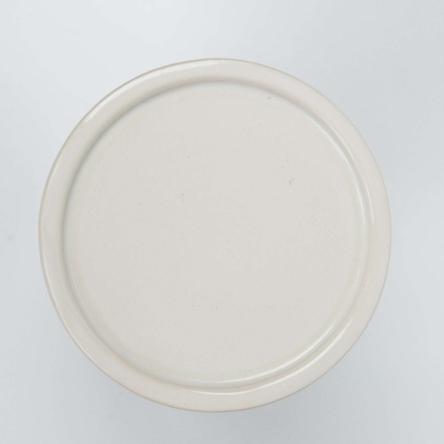 White Leaf Canister with Lid