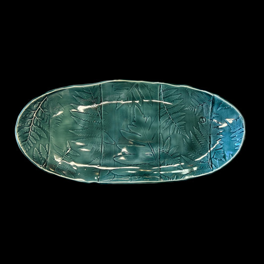 Embossed Fern Platter