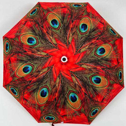Red Peacock Umbrella