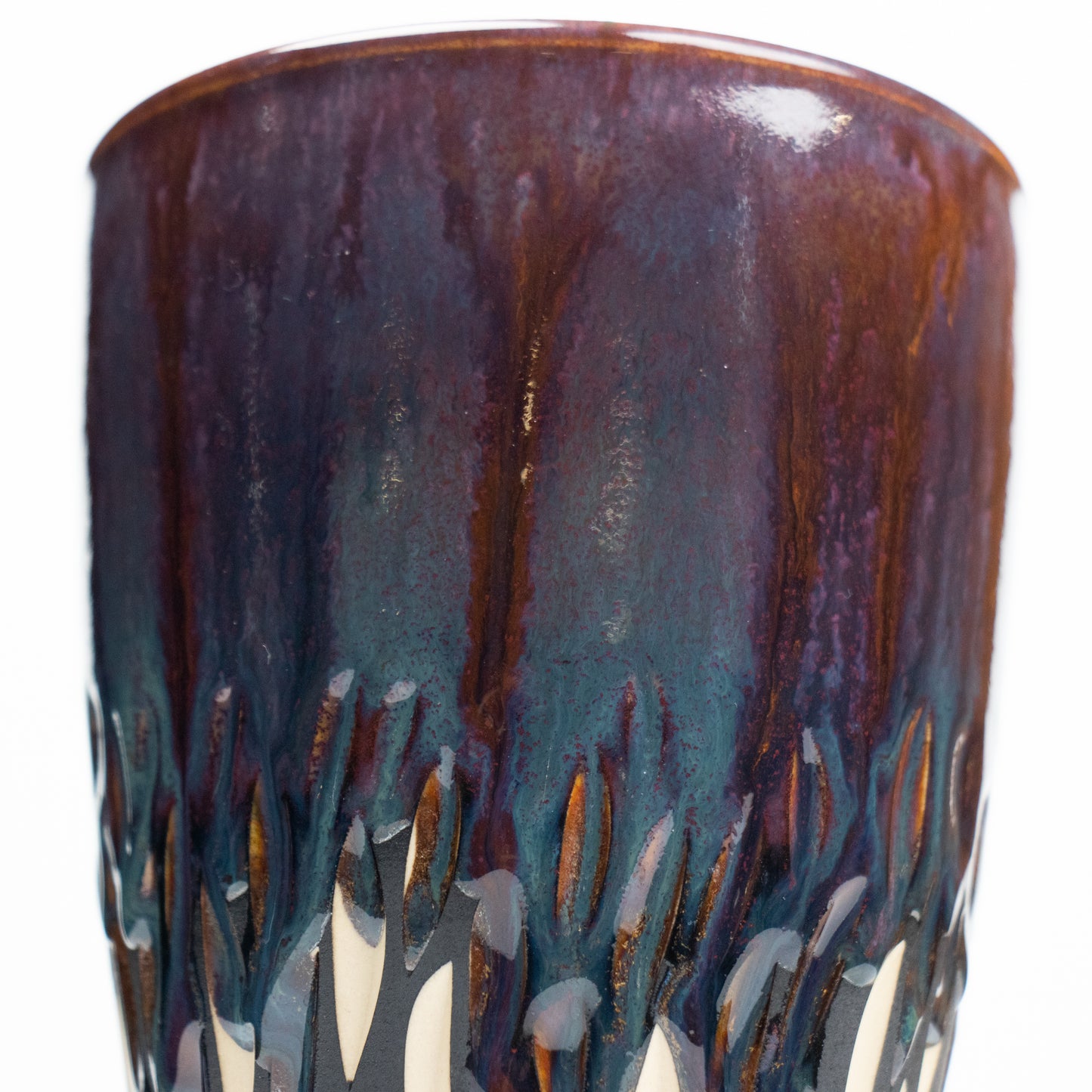 Drippy Carved Tumbler
