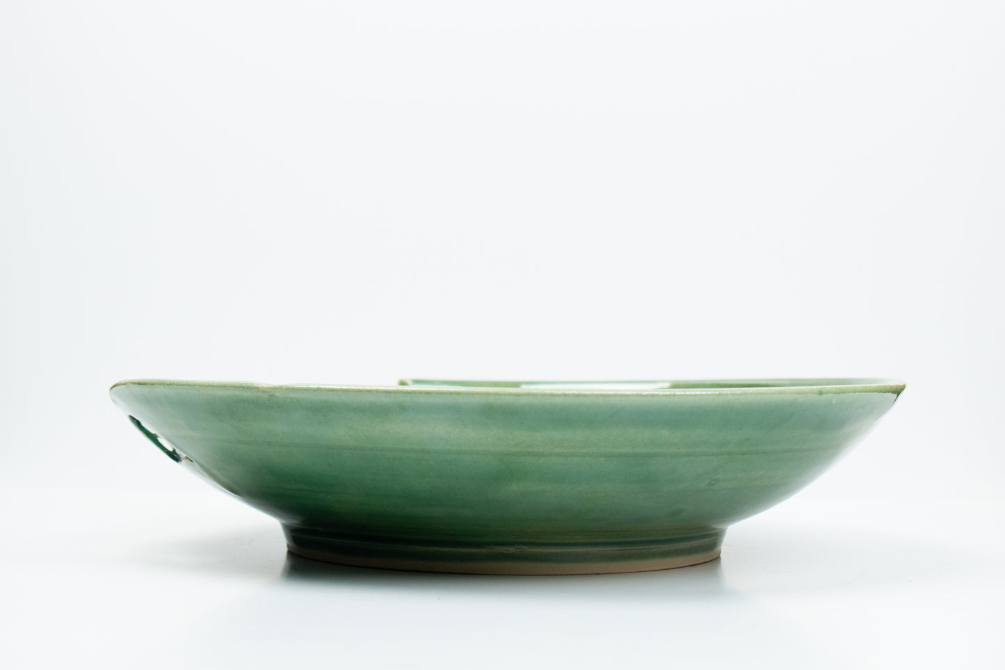 Green Wave + Leaf Bowl