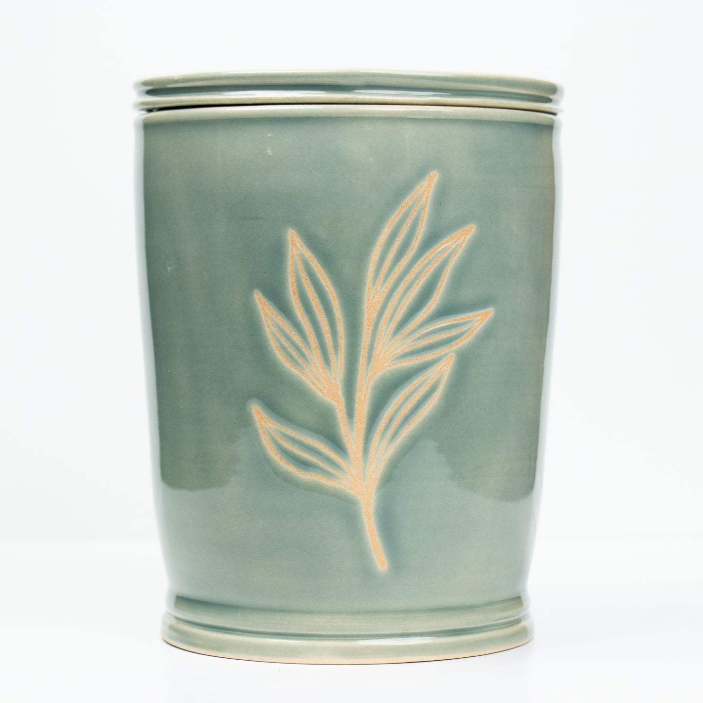 Fog Leaf Canister with Lid