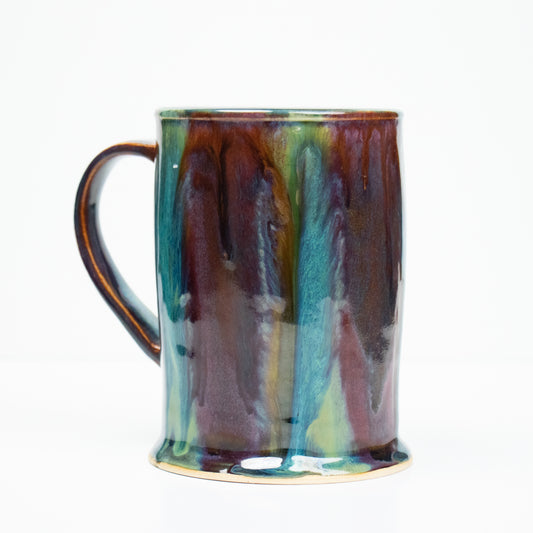 Rainbow Glaze Stein