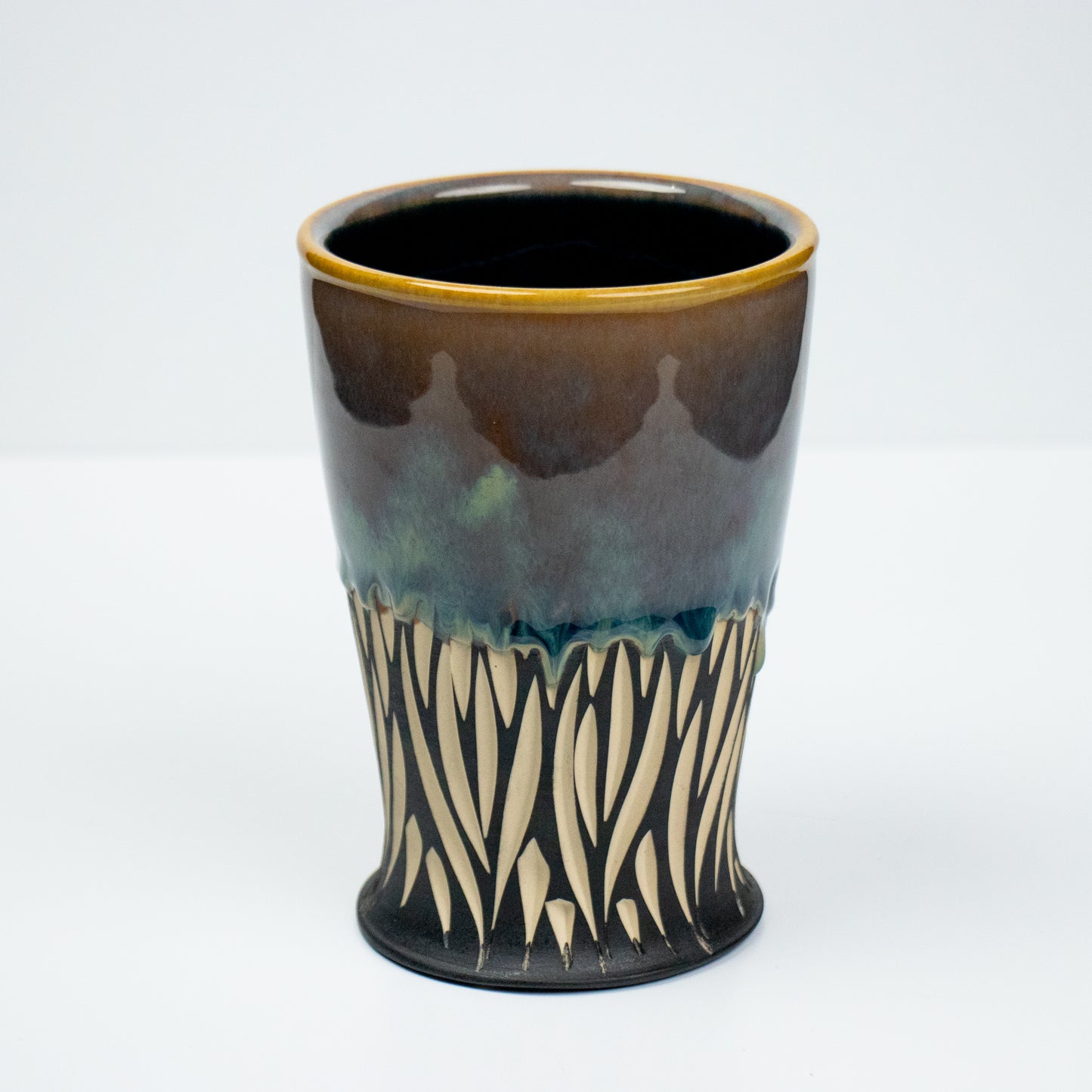 Drippy Carved Tumbler