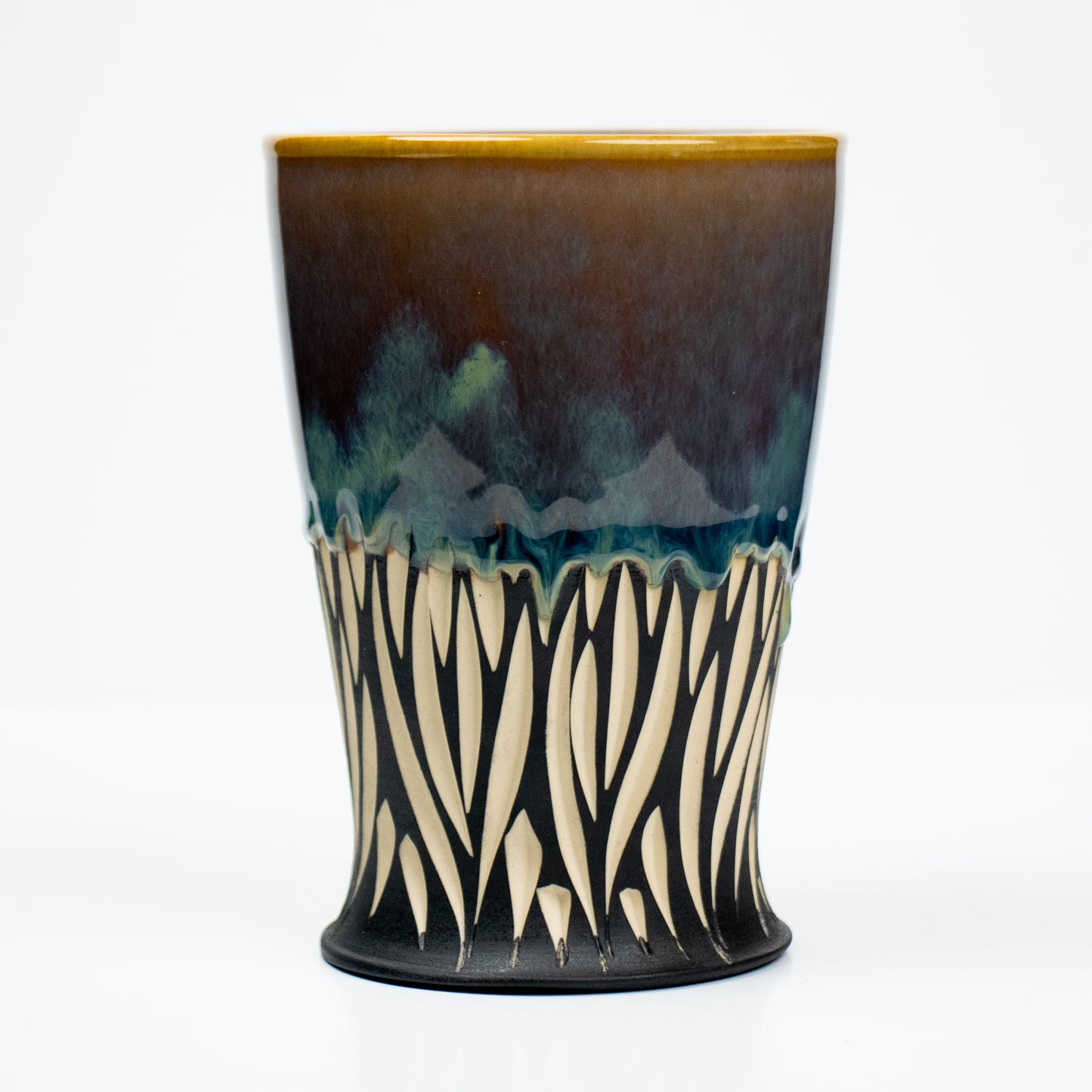 Drippy Carved Tumbler