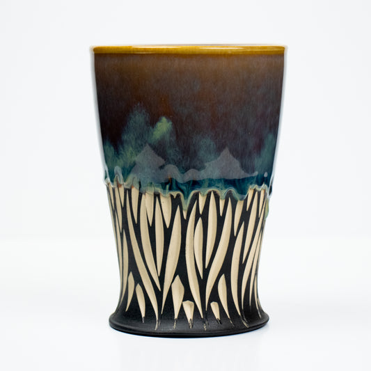 Drippy Carved Tumbler